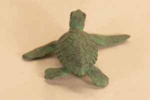 bronze turtle sculpture