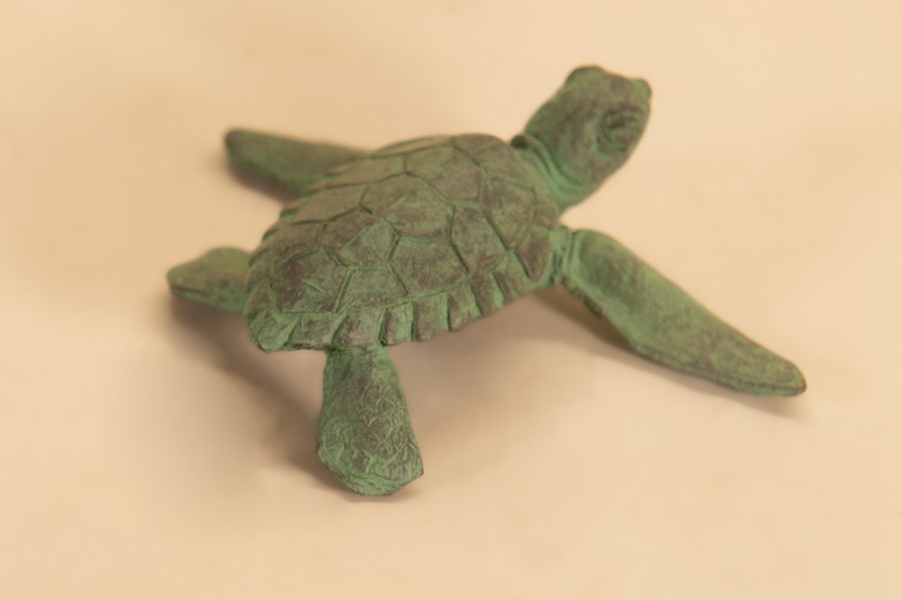 bronze turtle statue