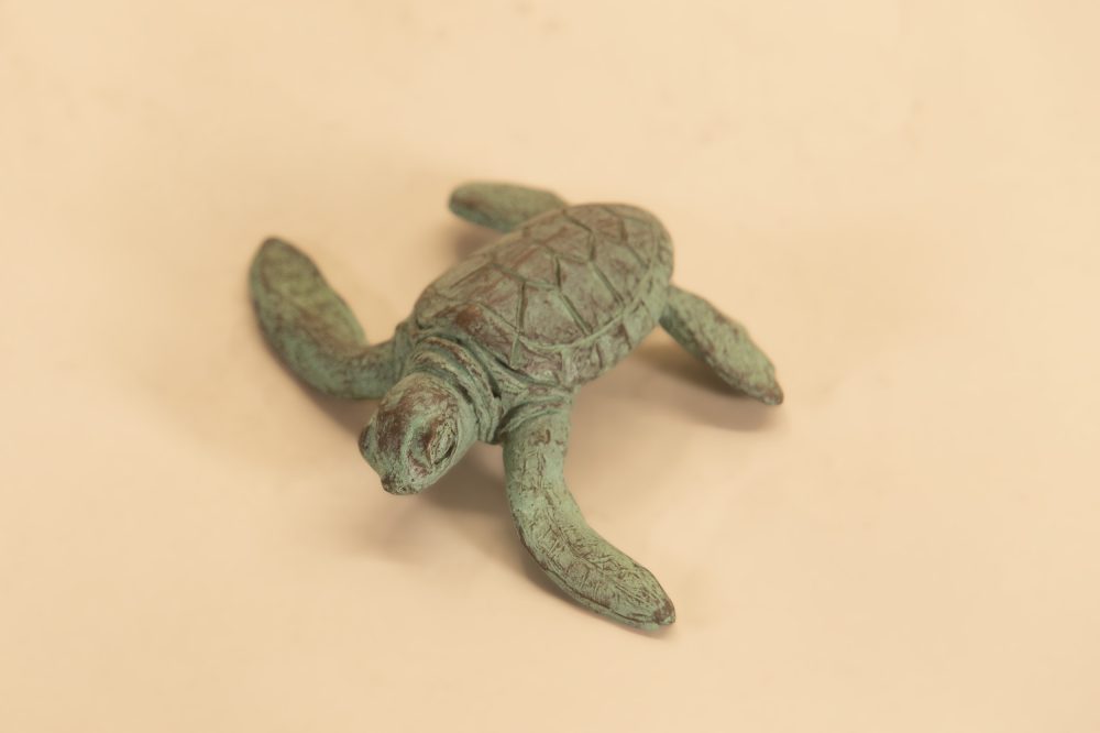 Crawling Baby Turtle Statue