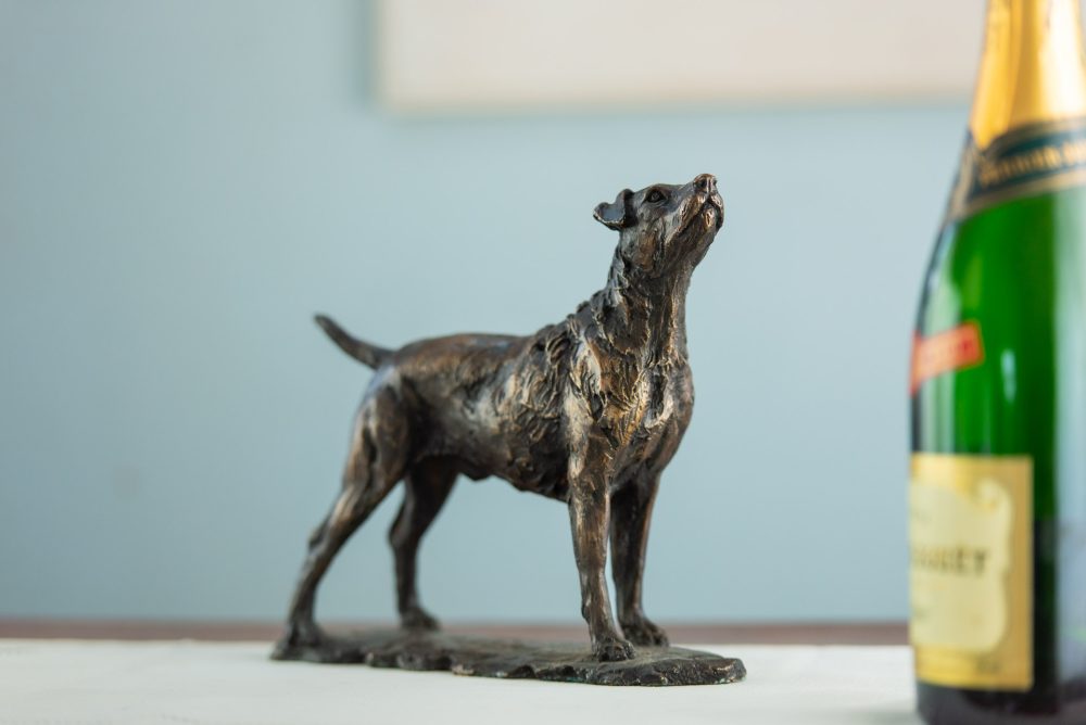 1 FOUNDRY BRONZE - 'Standing Patterdale Terrier' Bronze Dog, Dog Sculpture, Dog Statue, Foundry Bronze Metal, Tanya Russell Animal Sculptures (13 of 13)