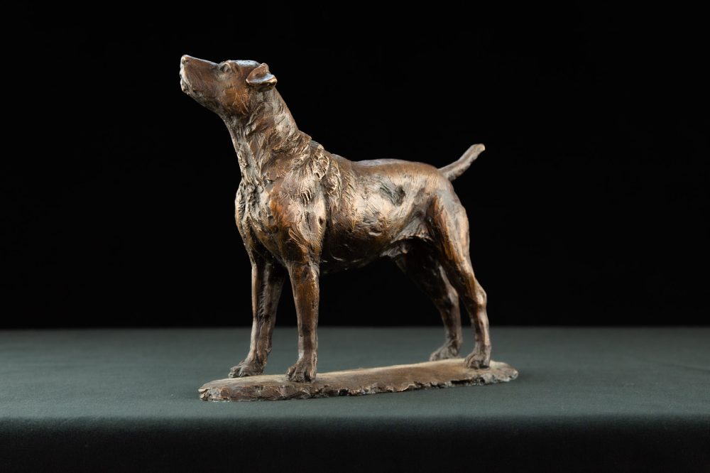 5 FOUNDRY BRONZE - 'Standing Patterdale Terrier' Bronze Dog, Dog Sculpture, Dog Statue, Foundry Bronze Metal, Tanya Russell Animal Sculptures (4 of 13)