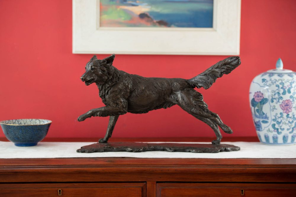 10 BRONZE RESIN - 'Running Nova Scotia Duck Tolling Retriever', Bronze Dog, Dog Sculpture, Dog Statue, Bronze Resin Tanya Russell Animal Sculptures (19 of 20)