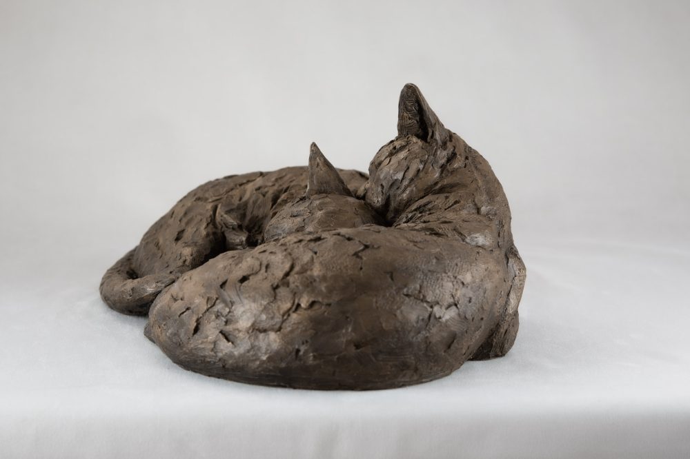 3 BRONZE RESIN - 'Curled Burmese Cats', Bronze Cat, Cat Sculpture, Cat Statue, Bronze Resin Tanya Russell Animal Sculptures (4 of 18)