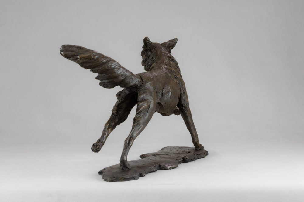 4 BRONZE RESIN - 'Running Nova Scotia Duck Tolling Retriever', Bronze Dog, Dog Sculpture, Dog Statue, Bronze Resin Tanya Russell Animal Sculptures (5 of 20)