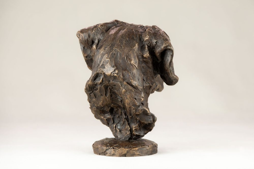 7 BRONZE RESIN - 'Puggle Portrait' BR, Bronze Dog, Dog Sculpture, Dog Statue, Bronze Resin, Tanya Russell Animal Sculptures (8 of 18)