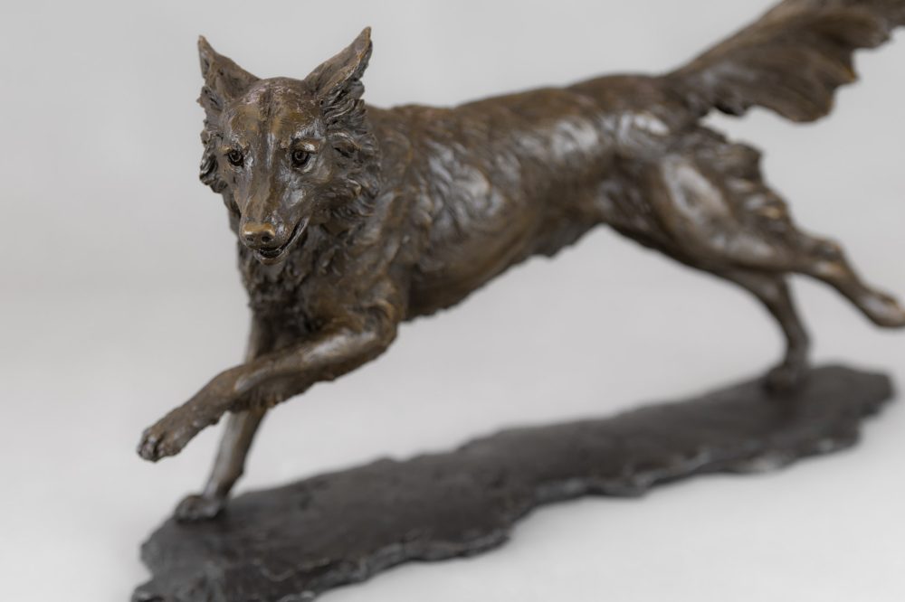 9 BRONZE RESIN - 'Running Nova Scotia Duck Tolling Retriever', Bronze Dog, Dog Sculpture, Dog Statue, Bronze Resin Tanya Russell Animal Sculptures (15 of 20)