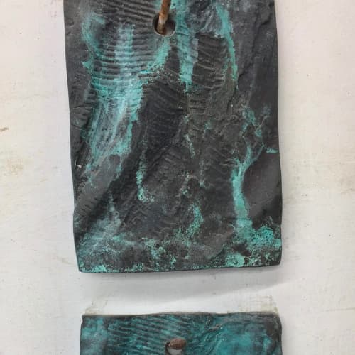 verdigris on bronze 