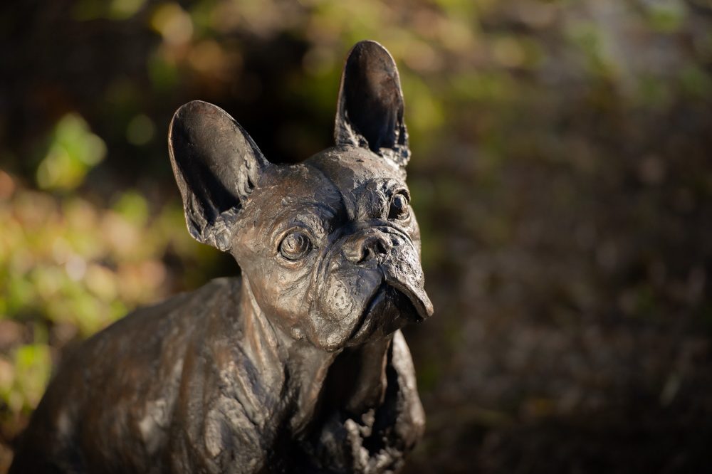 2 'French Bulldog', Bronze Dog, Dog Sculpture, Dog Statue, Bronze Resin Tanya Russell Animal Sculptures-9