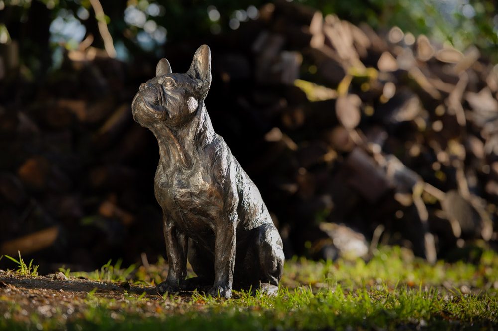 8 'French Bulldog', Bronze Dog, Dog Sculpture, Dog Statue, Bronze Resin Tanya Russell Animal Sculptures-2