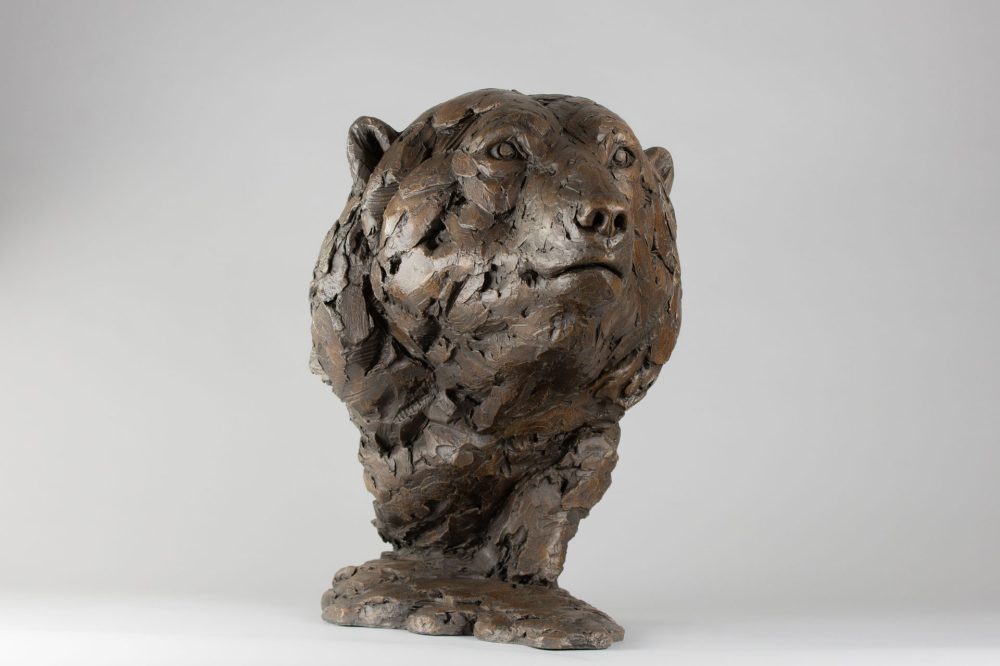 4 'Polar Bear', Bronze Bear, Bear Sculpture, Bear Statue, Bronze Resin, Tanya Russell -9