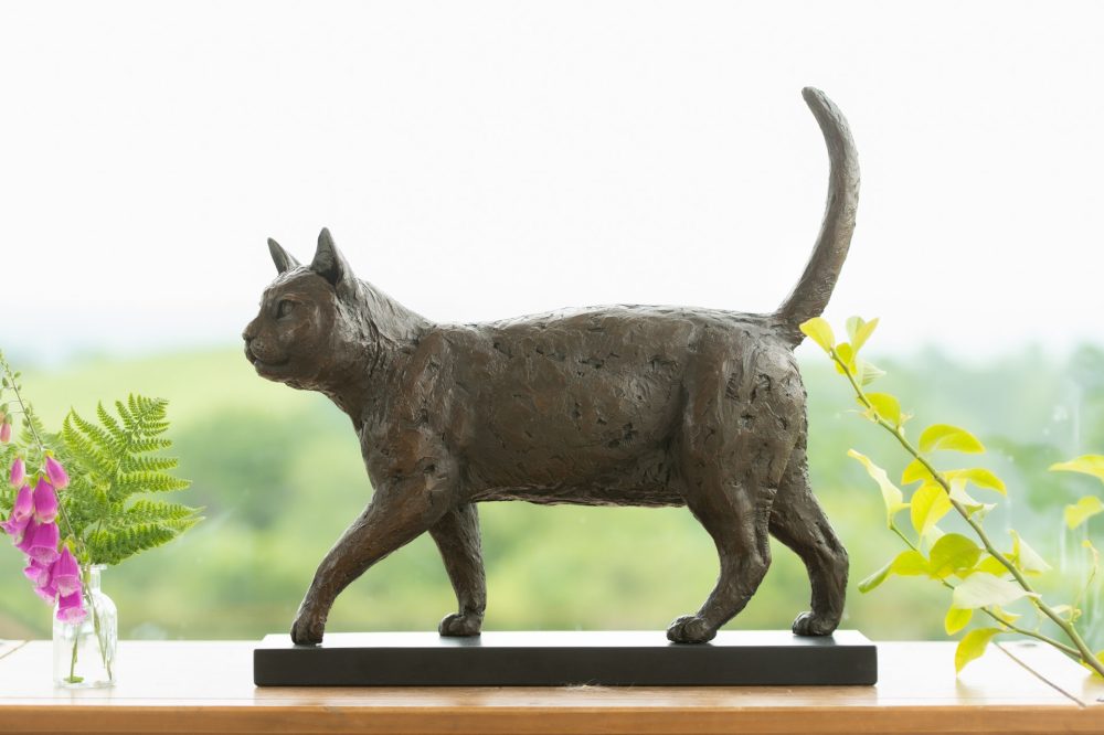 1 'Community Cat ', Bronze Cat, Cat Sculpture, Cat Statue, Bronze Resin, Tanya Russell Animal Sculptures (41 of 15)