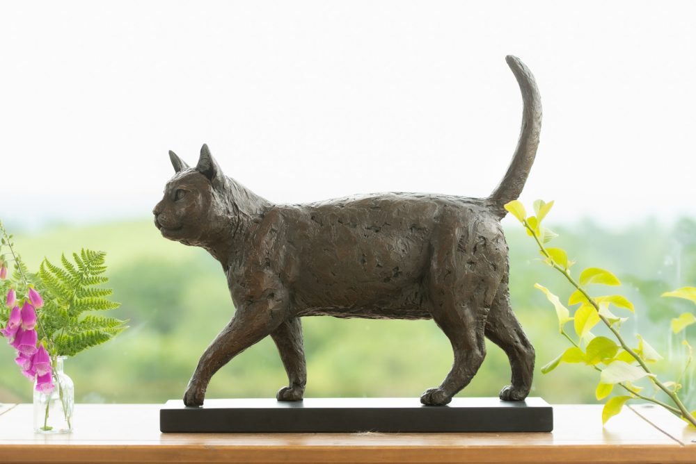 1 'Community Cat ', Bronze Cat, Cat Sculpture, Cat Statue, Bronze Resin, Tanya Russell Animal Sculptures (41 of 15)