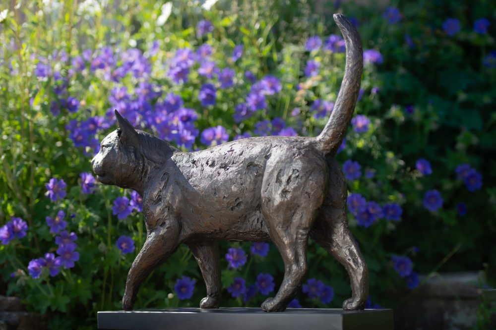 2 'Community Cat ', Bronze Cat, Cat Sculpture, Cat Statue, Bronze Resin, Tanya Russell Animal Sculptures-23