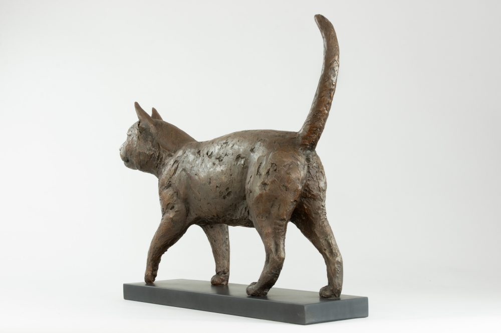 7 'Community Cat ', Bronze Cat, Cat Sculpture, Cat Statue, Bronze Resin, Tanya Russell Animal Sculptures (28 of 15)