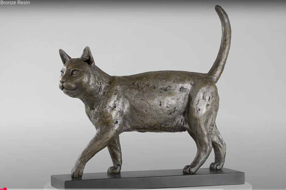 7 'Community Cat ', Bronze Cat, Cat Sculpture, Cat Statue, Bronze Resin, Tanya Russell Animal Sculptures (28 of 15) copy