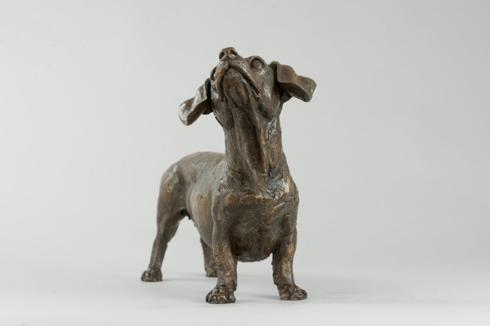 4 'Standing Dachshund', Bronze Dog, Dog Sculpture, Dog Statue, Bronze Resin, Tanya Russell Sculptures (3 of 14)