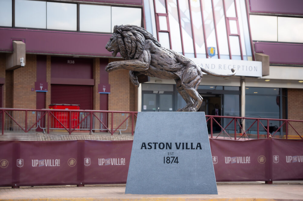 AVFC lion unveiling