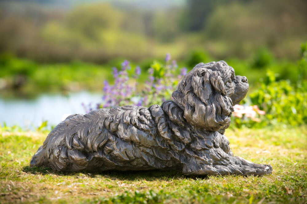 8 'Lying King Charles Cavalier 2', Dog Sculpture, Dog Statue, Bronze Resin, Tanya Russell Animal Sculptures (11 of 20)